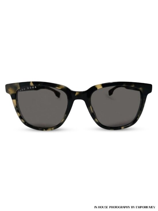 Hugo Boss 1037/S WR7/IR Black Havana Men Women Squared Sunglasses